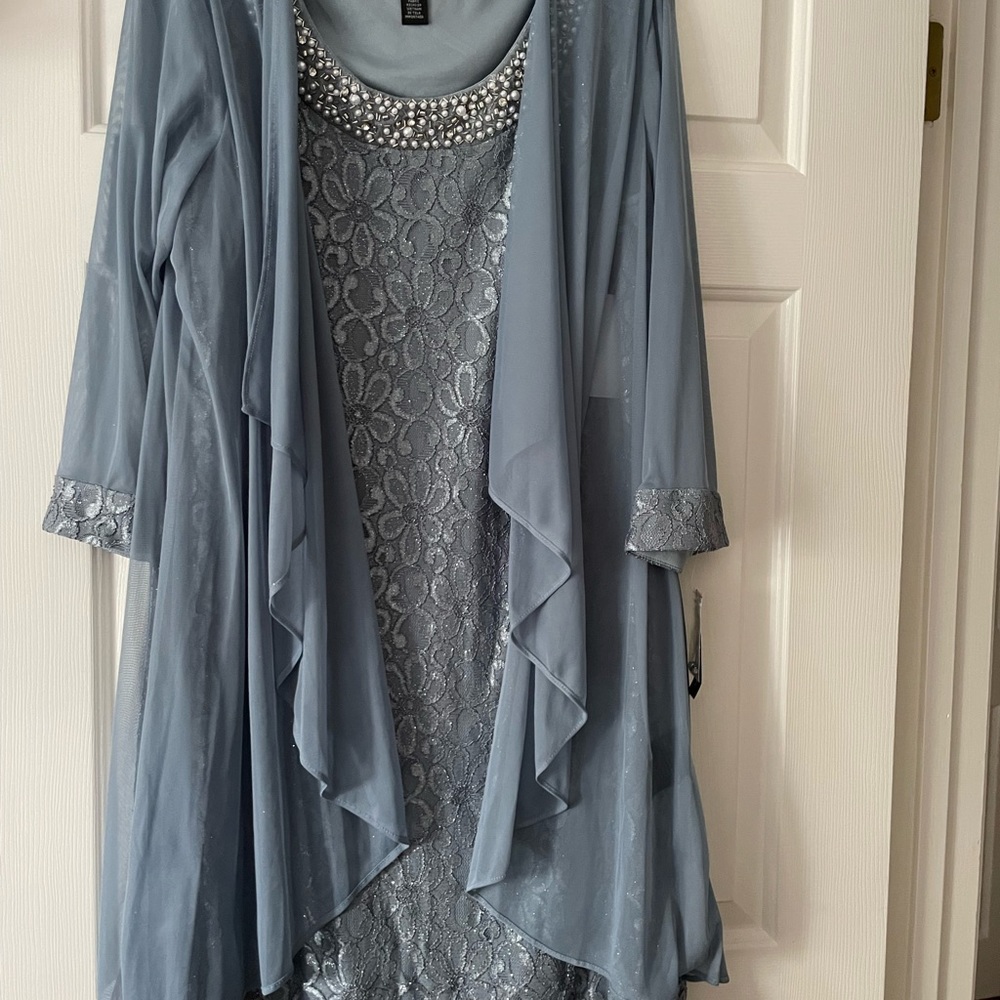 R&M Richard MOB dress, teal size 16 - Picture 7 of 13